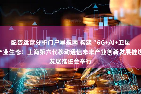 配资运营分析门户导航网 构建“6G+AI+卫星通信”产业生态！上海第六代移动通信未来产业创新发展推进会举行